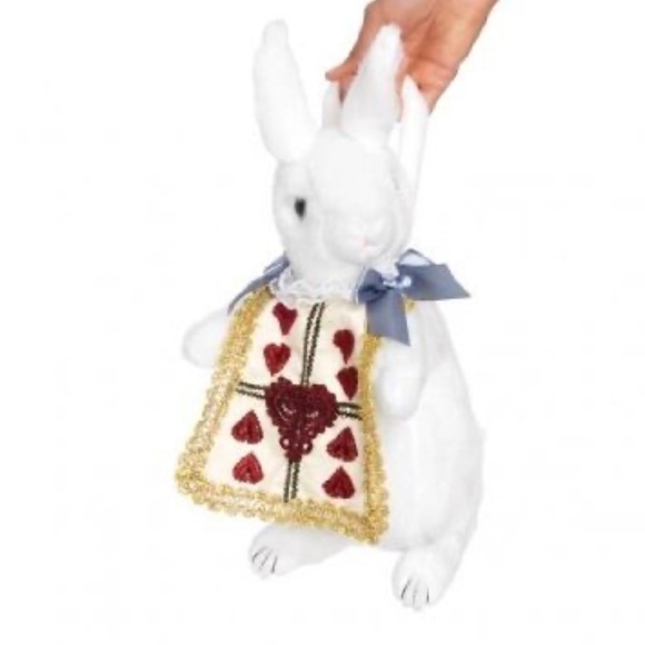 Leg Avenue Alice in Wonderland Costume White Rabbit Purse Halloween Cosplay - Picture 1 of 7